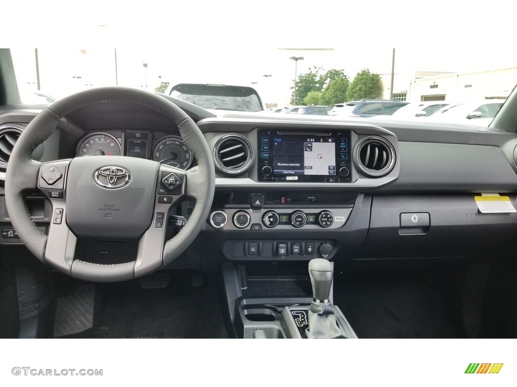 2018 Tacoma TRD Off Road Double Cab 4x4 - Super White / Graphite w/Gun Metal photo #5