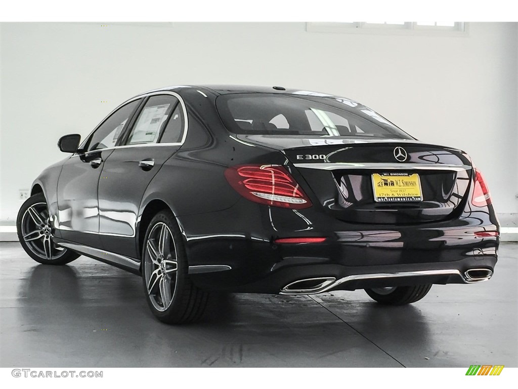 2018 E 300 Sedan - Black / Black photo #3