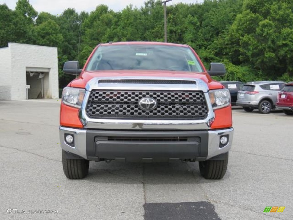 2018 Tundra SR5 CrewMax 4x4 - Inferno Orange / Graphite photo #2