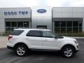 2017 White Platinum Ford Explorer XLT 4WD  photo #1