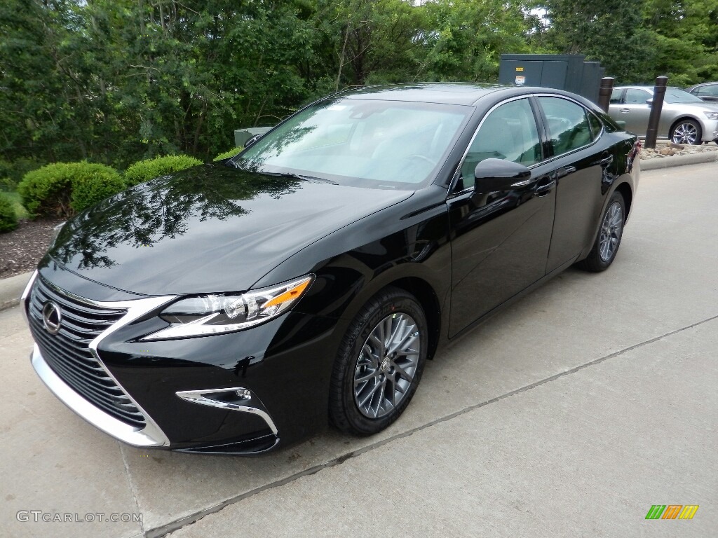 2018 ES 350 - Obsidian / Stratus Gray photo #1