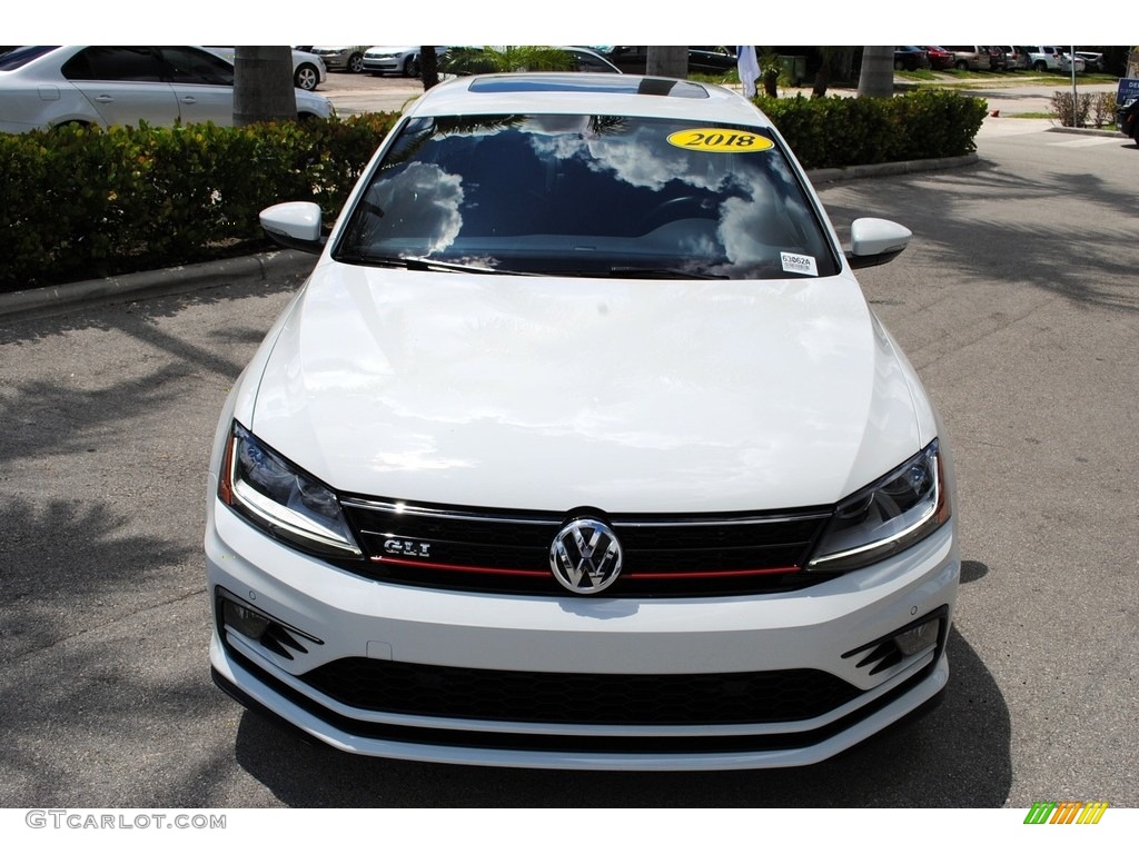 2018 Jetta GLI - Pure White / Titan Black photo #3