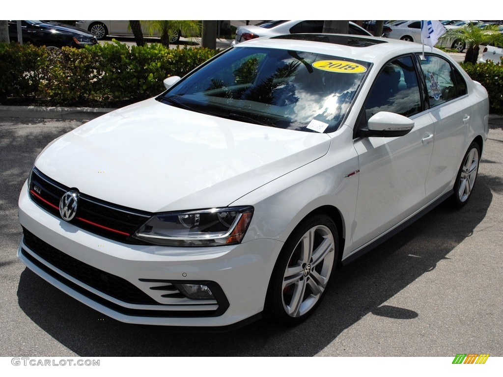 2018 Jetta GLI - Pure White / Titan Black photo #4