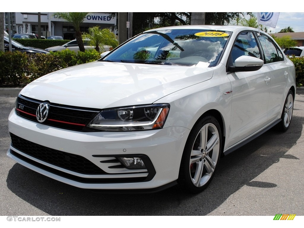 2018 Jetta GLI - Pure White / Titan Black photo #5