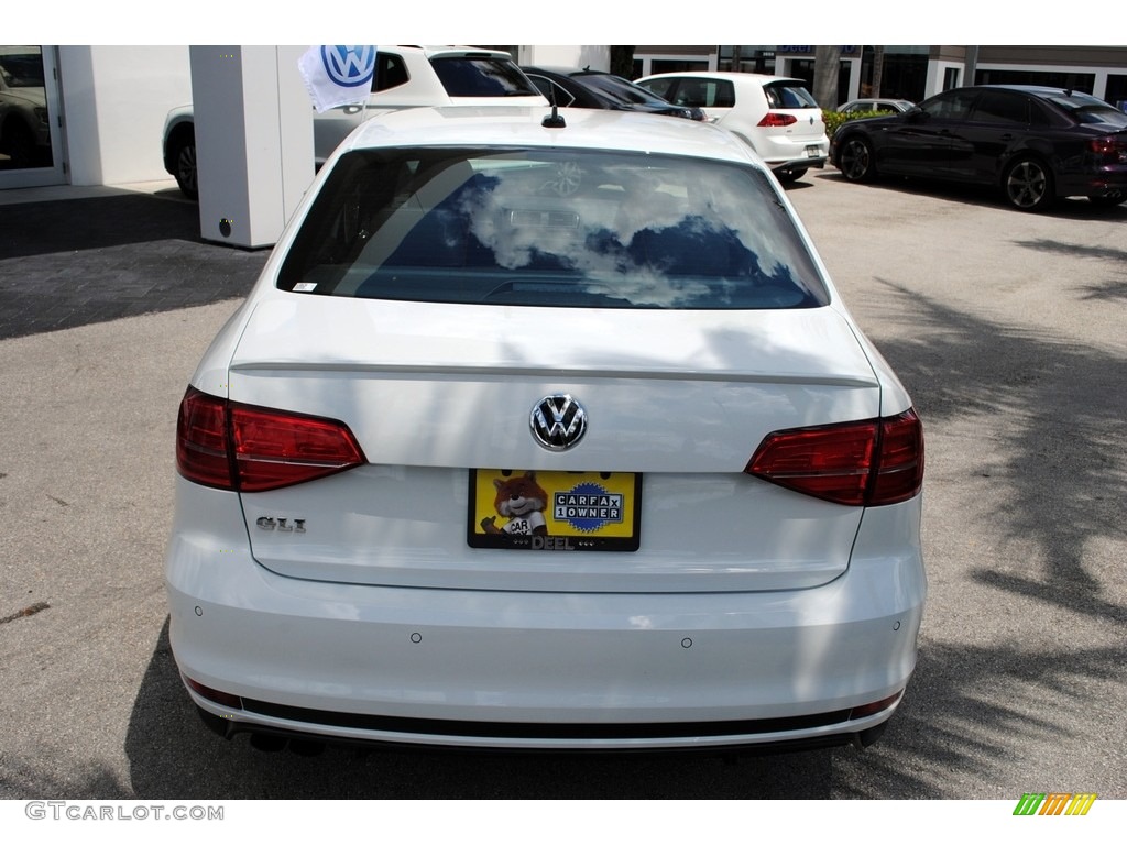 2018 Jetta GLI - Pure White / Titan Black photo #8
