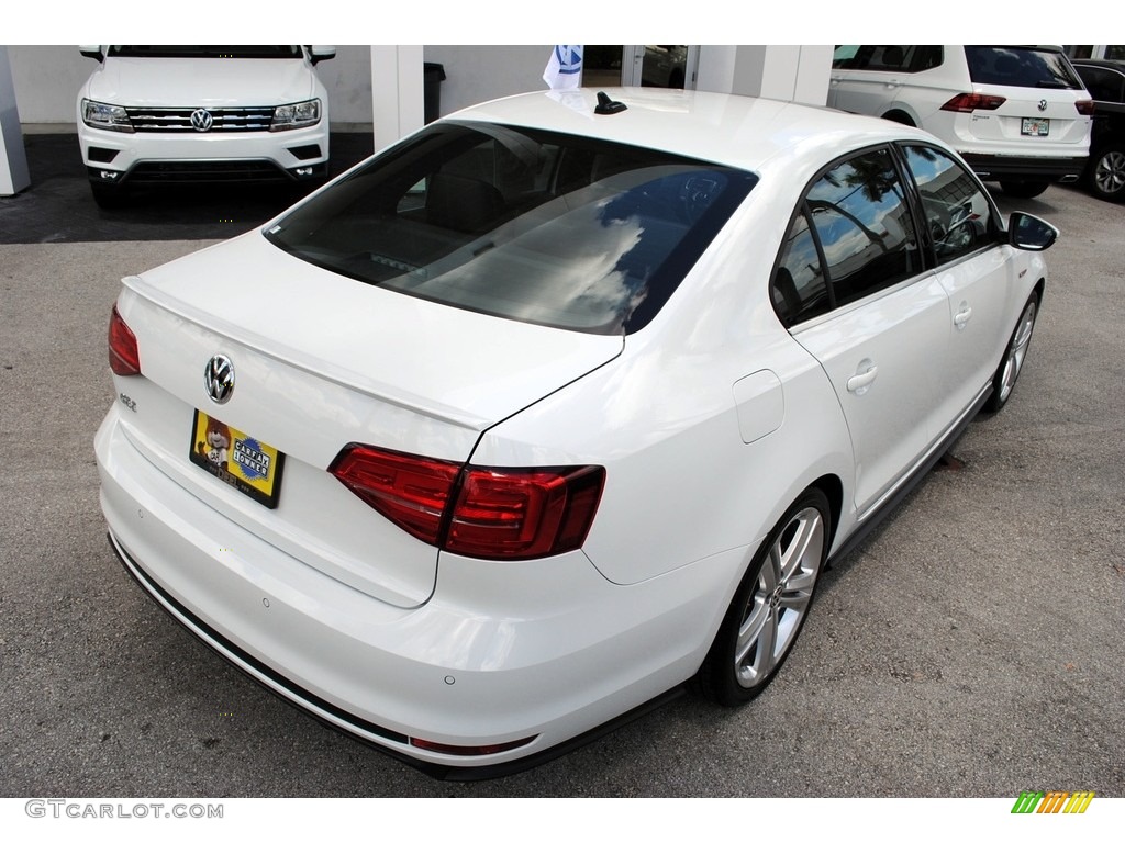 2018 Jetta GLI - Pure White / Titan Black photo #9