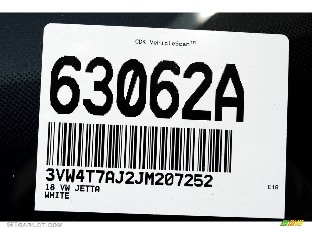 2018 Jetta GLI - Pure White / Titan Black photo #20