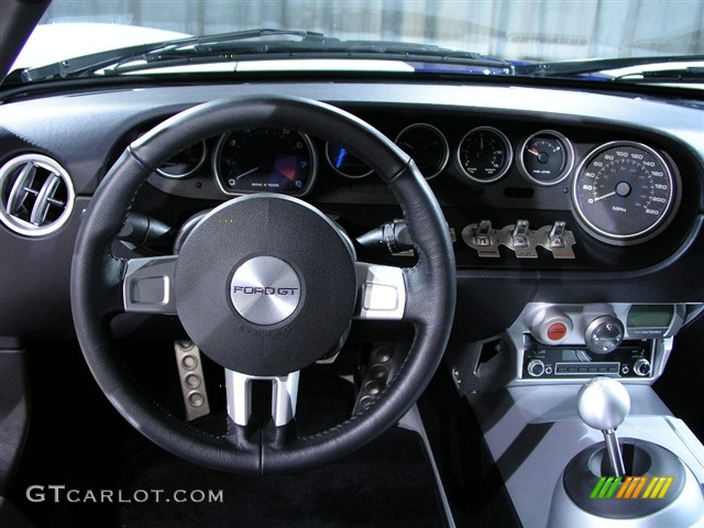 2006 Ford GT Standard GT Model Ebony Black Dashboard Photo #127884
