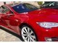 Red Tesla Multi-Coat - Model S P85 Performance Photo No. 3