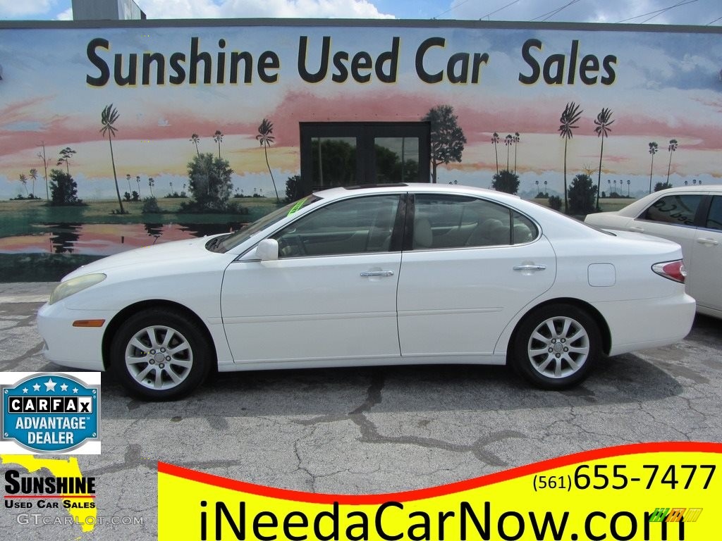2003 ES 300 - Crystal White / Ivory photo #1
