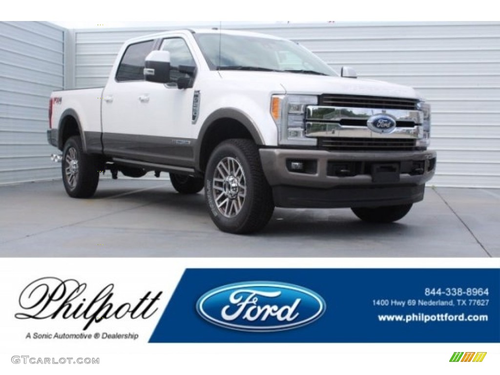 Oxford White Ford F250 Super Duty