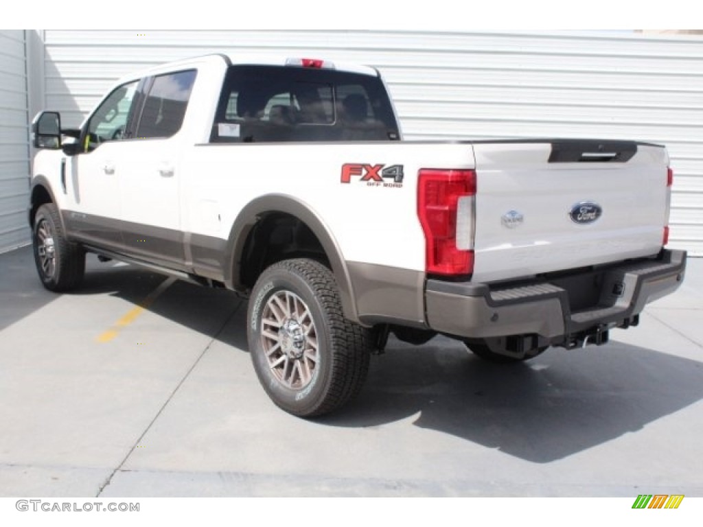 2018 F250 Super Duty King Ranch Crew Cab 4x4 - Oxford White / King Ranch Kingsville Java photo #7