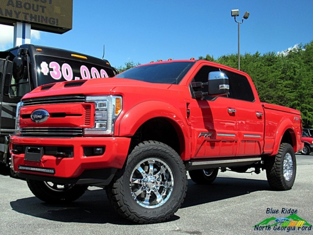 Race Red Ford F250 Super Duty