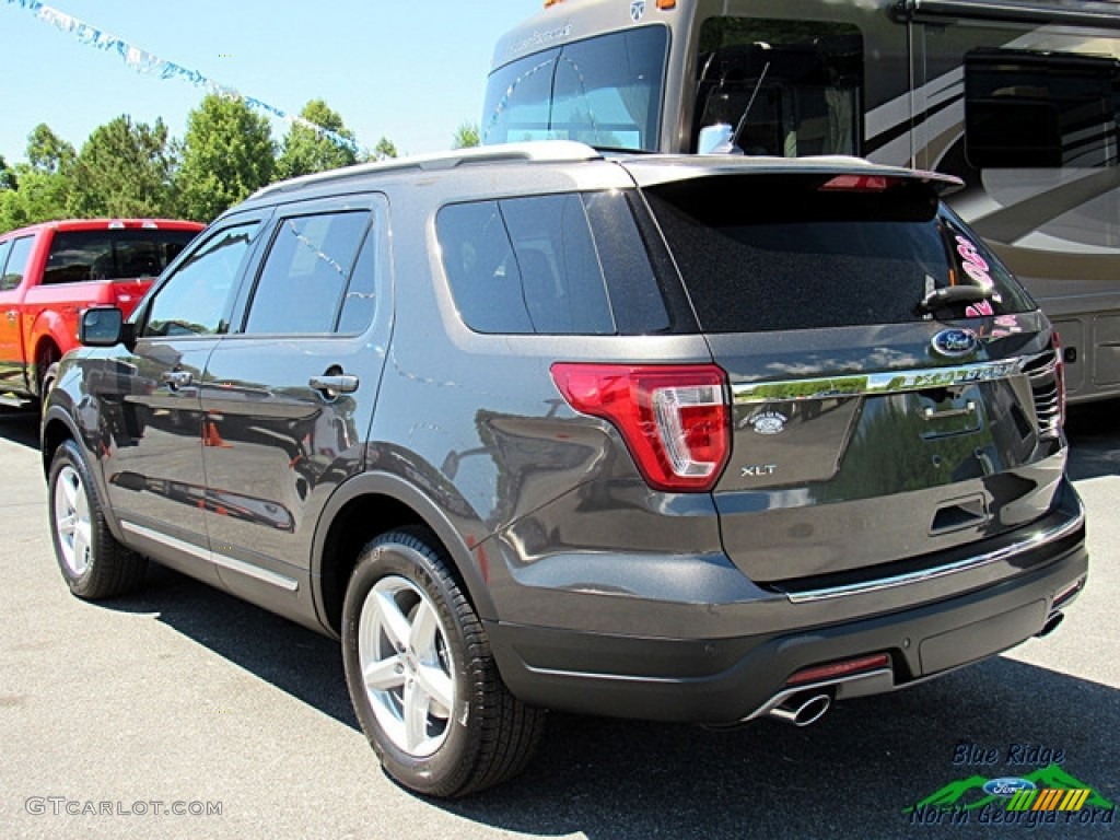 2018 Explorer XLT - Magnetic Metallic / Ebony Black photo #3