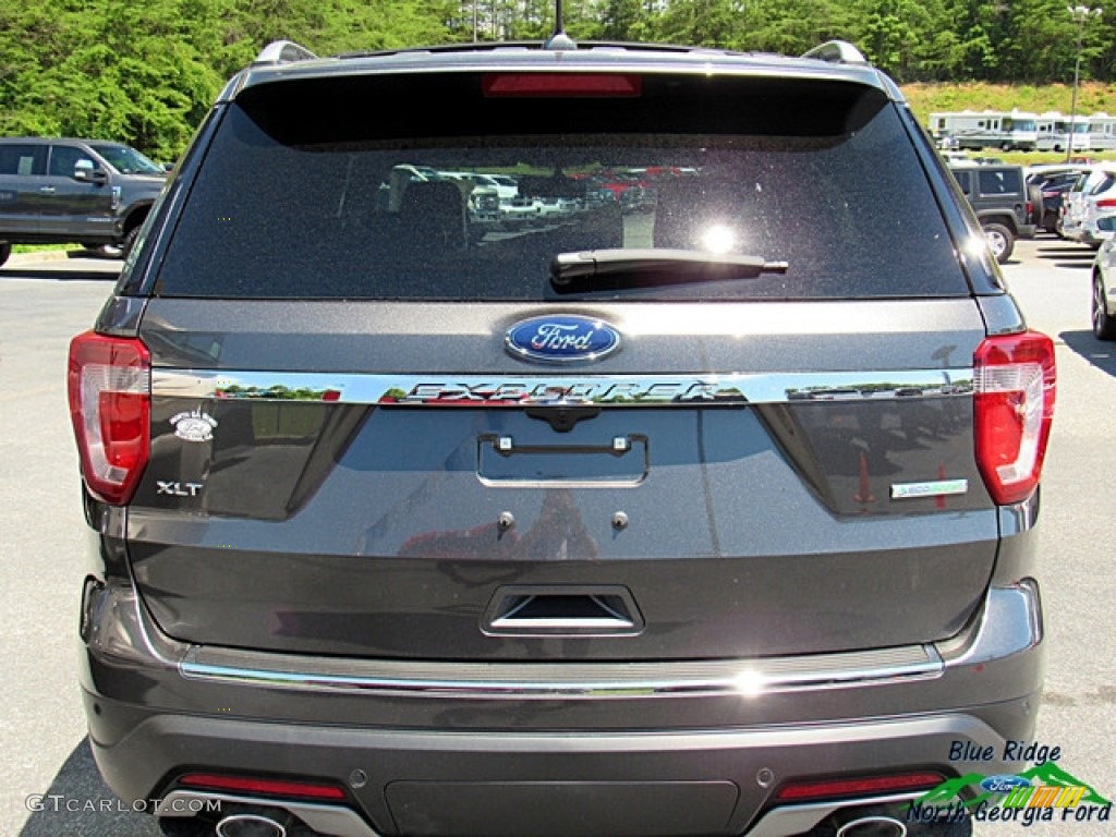 2018 Explorer XLT - Magnetic Metallic / Ebony Black photo #4