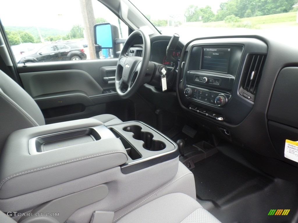 2018 Silverado 3500HD Work Truck Crew Cab Dual Rear Wheel 4x4 - Deep Ocean Blue Metallic / Dark Ash/Jet Black photo #49