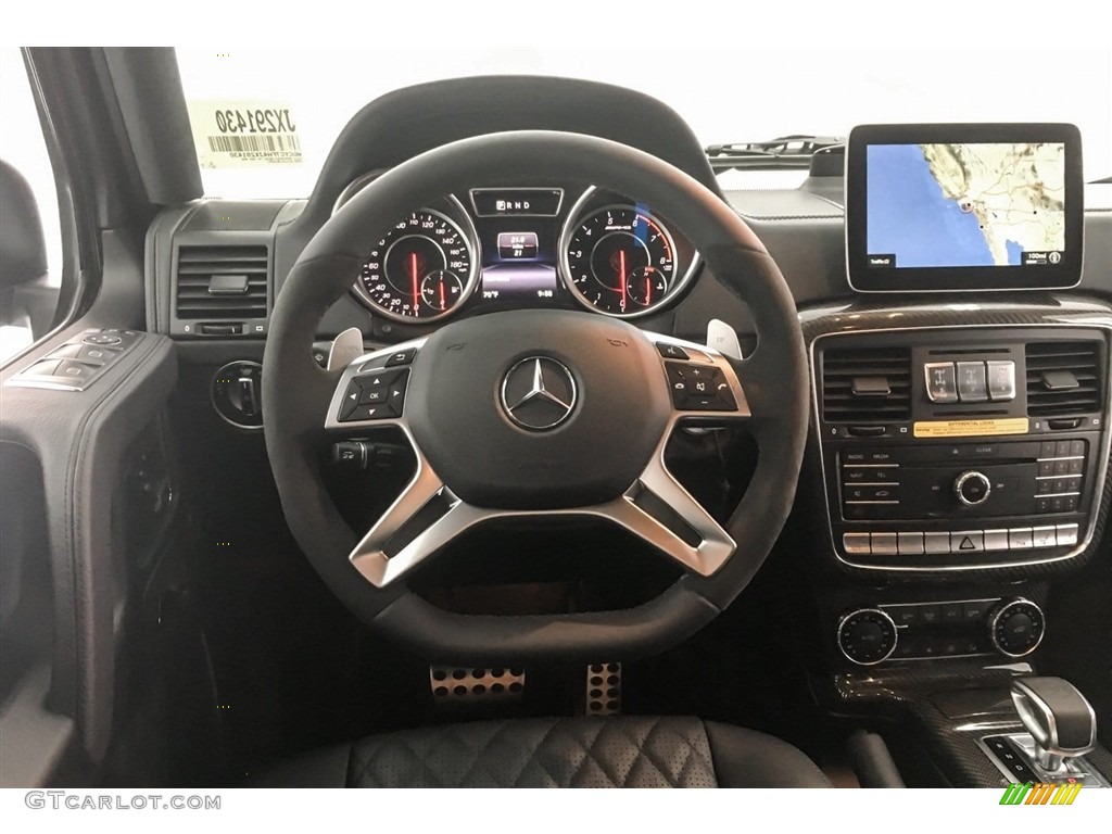 2018 Mercedes-Benz G 65 AMG designo Black Steering Wheel Photo #127895724