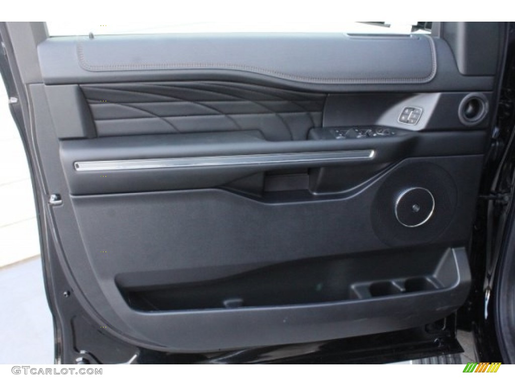 2018 Ford Expedition Platinum Max Ebony Door Panel Photo #127895820