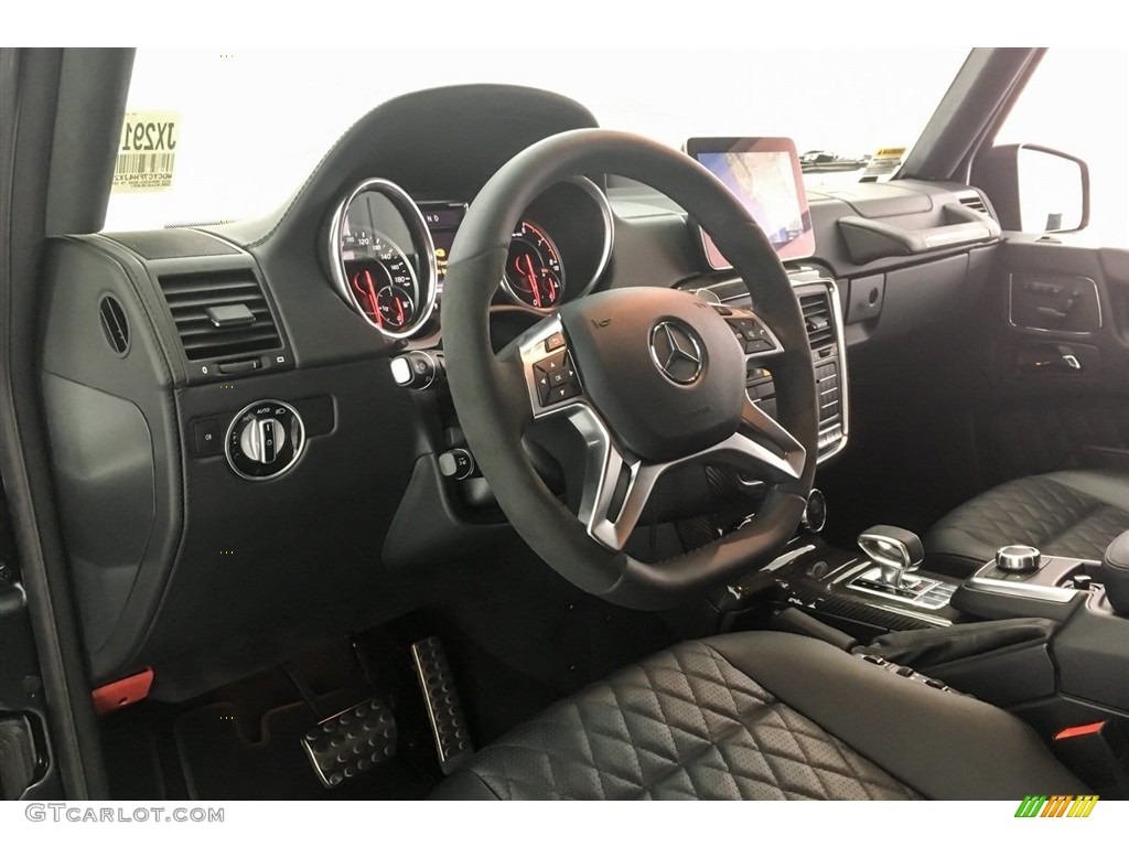 2018 Mercedes-Benz G 65 AMG designo Black Steering Wheel Photo #127896106