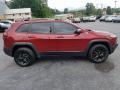 2015 Deep Cherry Red Crystal Pearl Jeep Cherokee Trailhawk 4x4  photo #8