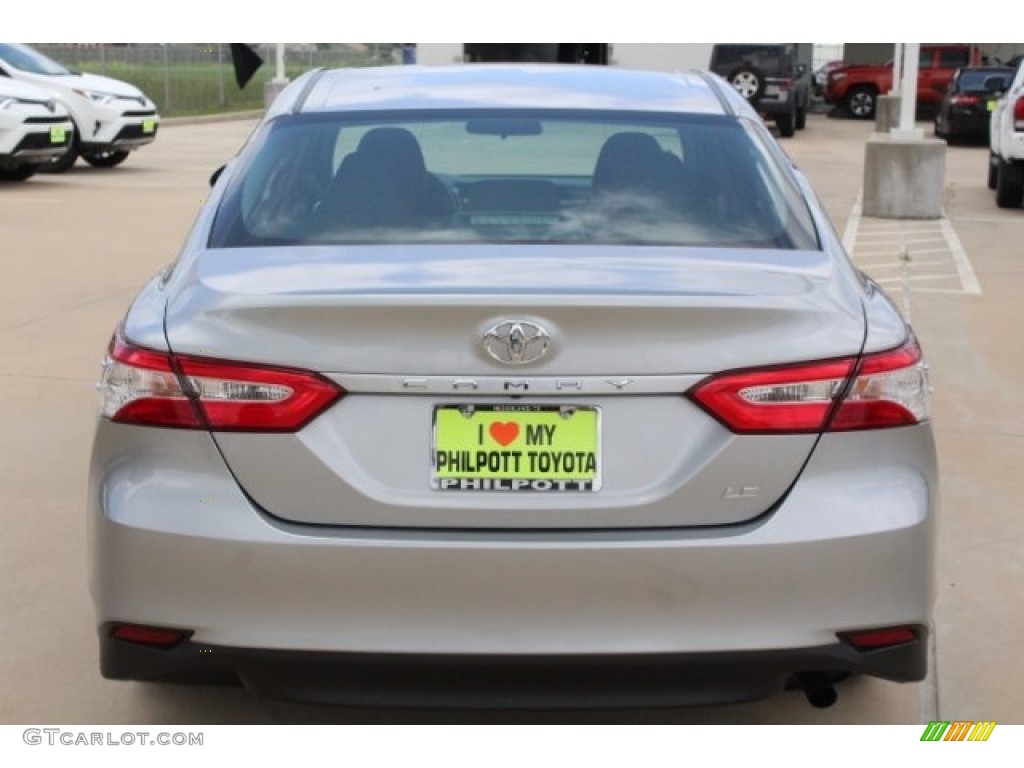 2018 Camry LE - Celestial Silver Metallic / Ash photo #7