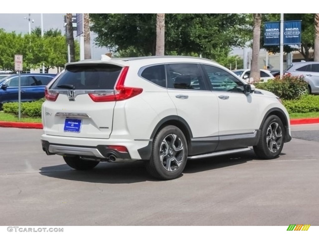 2018 CR-V Touring - White Diamond Pearl / Black photo #7
