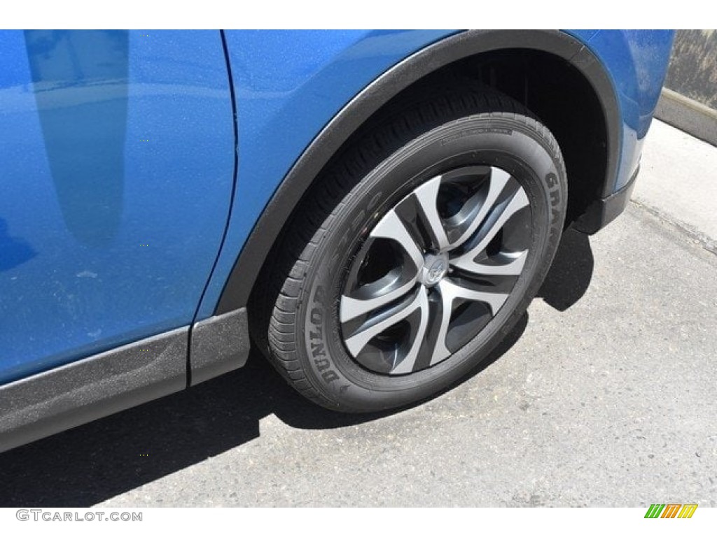 2018 RAV4 LE - Electric Storm Blue / Black photo #35