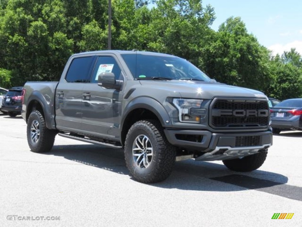 2018 F150 SVT Raptor SuperCrew 4x4 - Lead Foot / Raptor Black photo #1