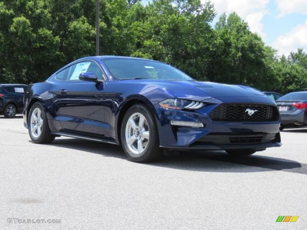 2018 Mustang EcoBoost Fastback - Kona Blue / Ebony photo #1