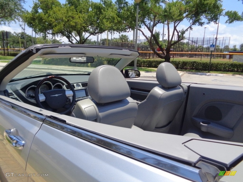 2008 Sebring Limited Convertible - Bright Silver Metallic / Dark Slate Gray/Light Slate Gray photo #17
