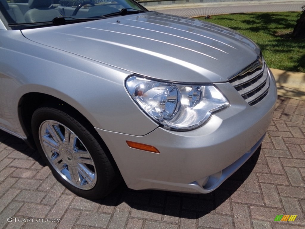 2008 Sebring Limited Convertible - Bright Silver Metallic / Dark Slate Gray/Light Slate Gray photo #24