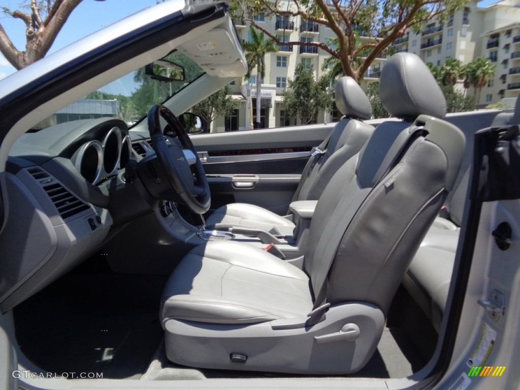 2008 Sebring Limited Convertible - Bright Silver Metallic / Dark Slate Gray/Light Slate Gray photo #34