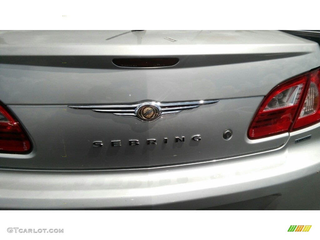 2008 Sebring Limited Convertible - Bright Silver Metallic / Dark Slate Gray/Light Slate Gray photo #35