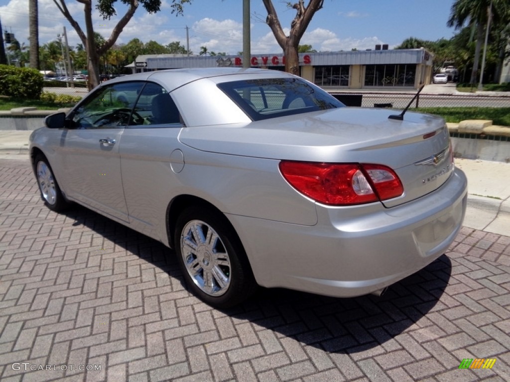 2008 Sebring Limited Convertible - Bright Silver Metallic / Dark Slate Gray/Light Slate Gray photo #45