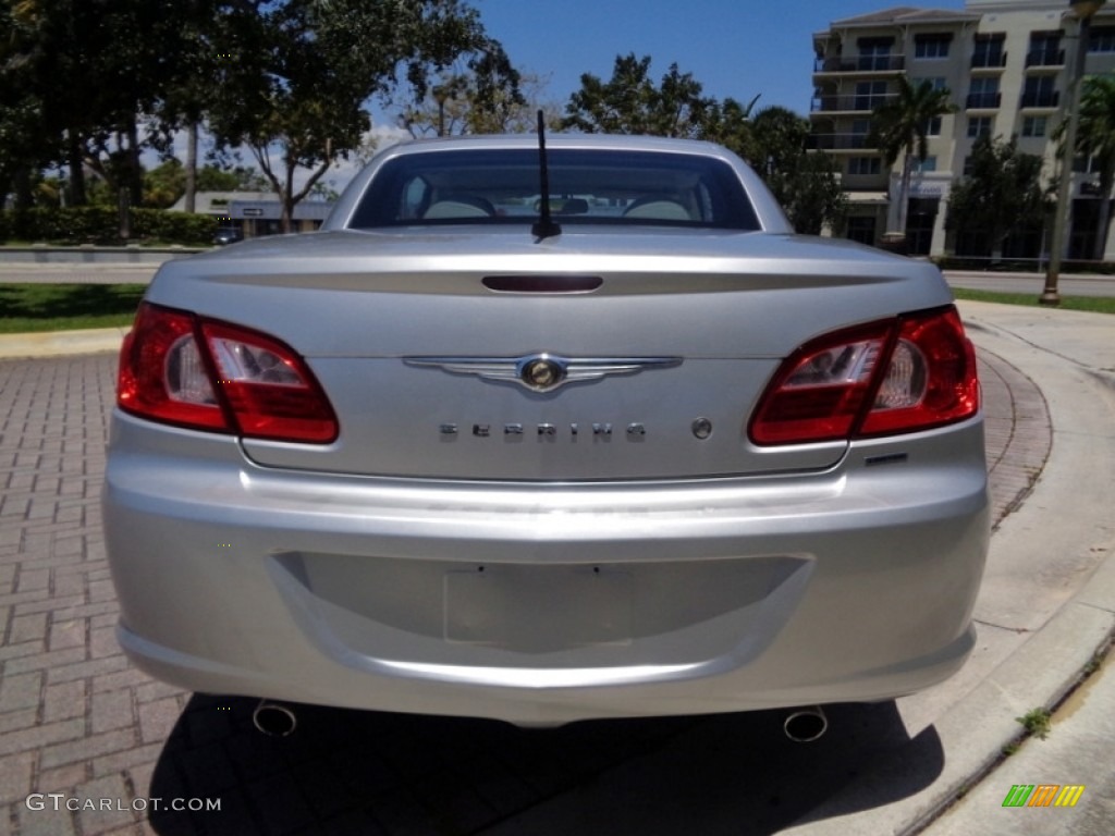 2008 Sebring Limited Convertible - Bright Silver Metallic / Dark Slate Gray/Light Slate Gray photo #47