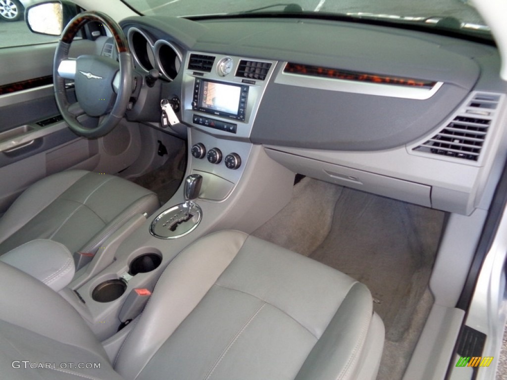 2008 Sebring Limited Convertible - Bright Silver Metallic / Dark Slate Gray/Light Slate Gray photo #48