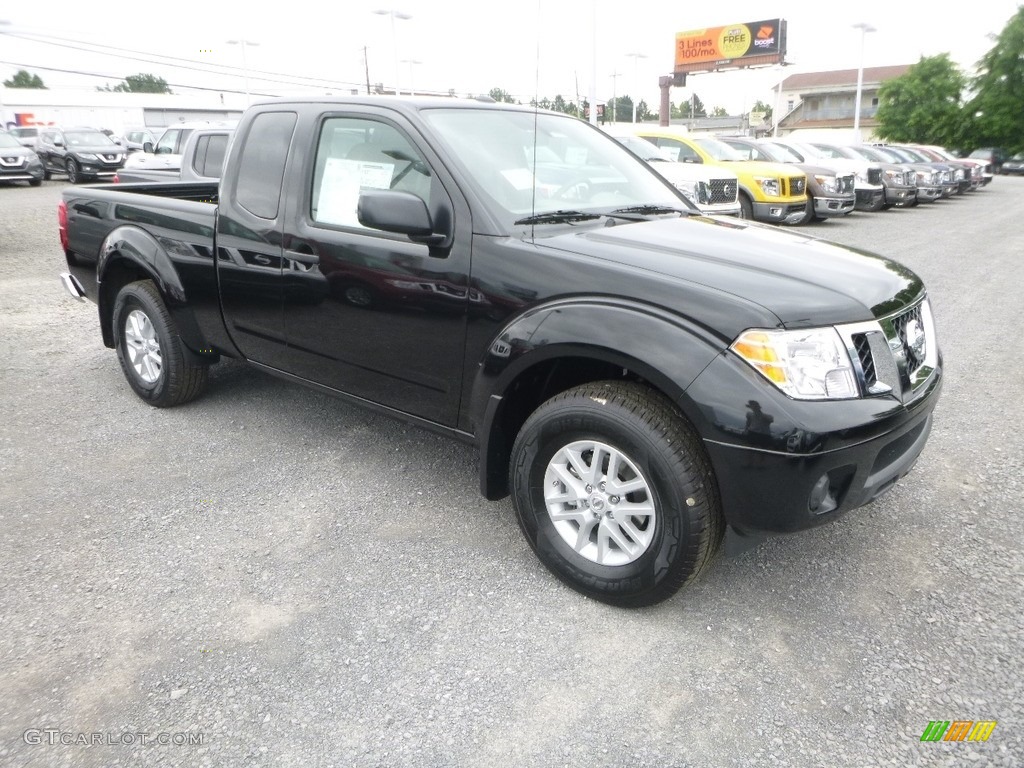 Magnetic Black 2018 Nissan Frontier SV King Cab 4x4 Exterior Photo #127908382