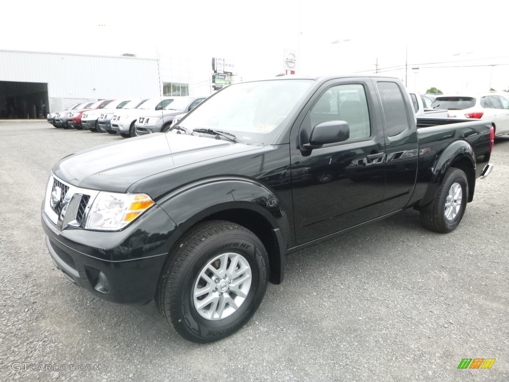 Magnetic Black 2018 Nissan Frontier SV King Cab 4x4 Exterior Photo #127908595