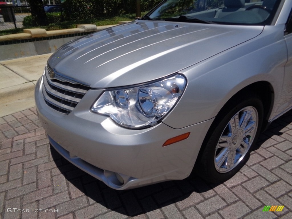 2008 Sebring Limited Convertible - Bright Silver Metallic / Dark Slate Gray/Light Slate Gray photo #80