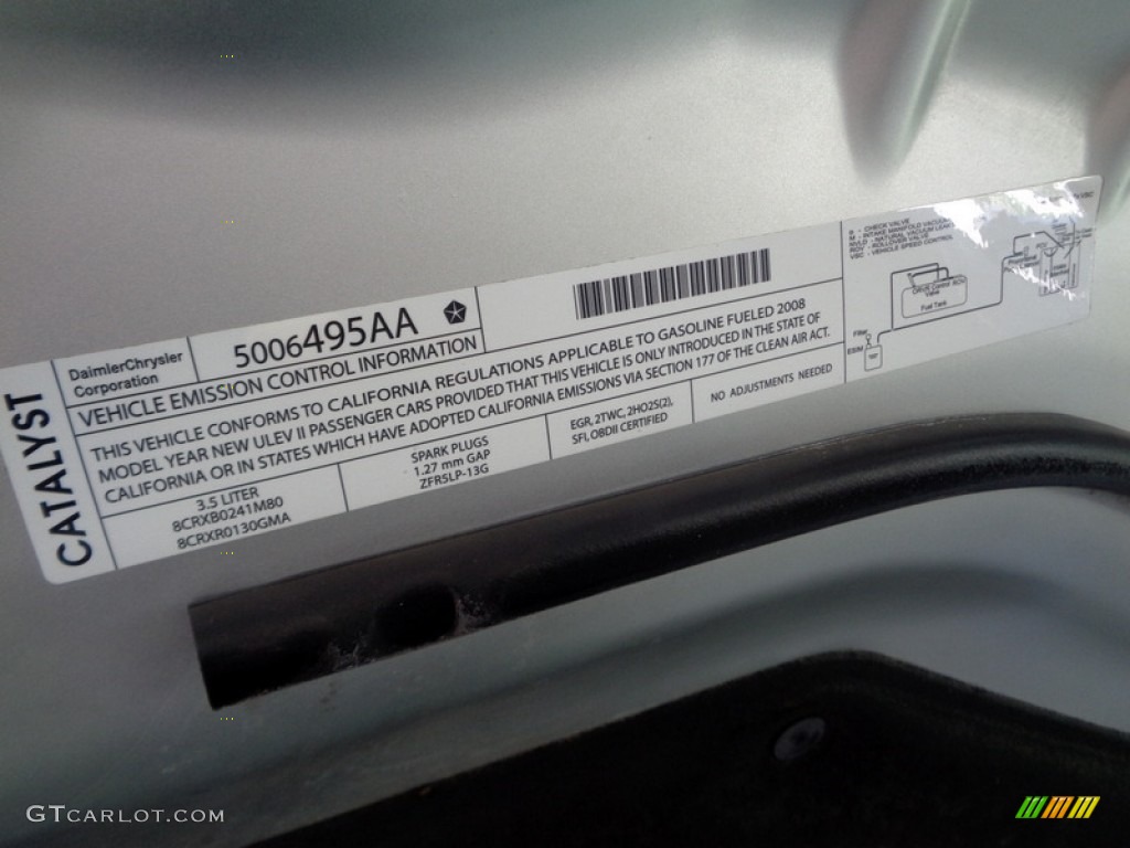 2008 Sebring Limited Convertible - Bright Silver Metallic / Dark Slate Gray/Light Slate Gray photo #92