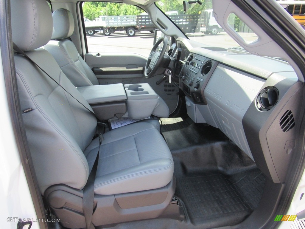 2015 F250 Super Duty XL Regular Cab - Oxford White / Steel photo #13