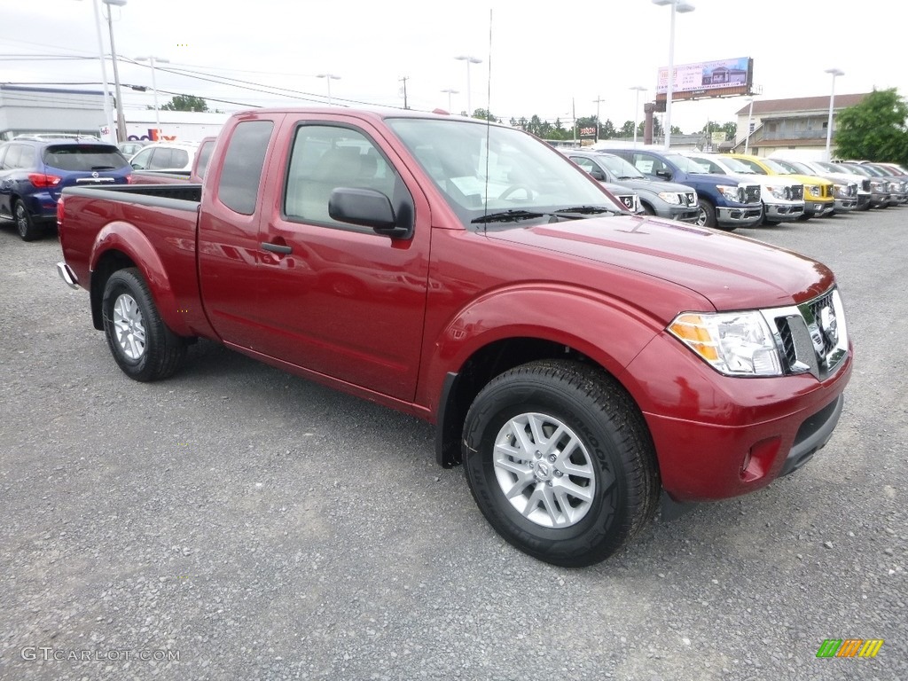 Cayenne Red 2018 Nissan Frontier SV King Cab 4x4 Exterior Photo #127909518