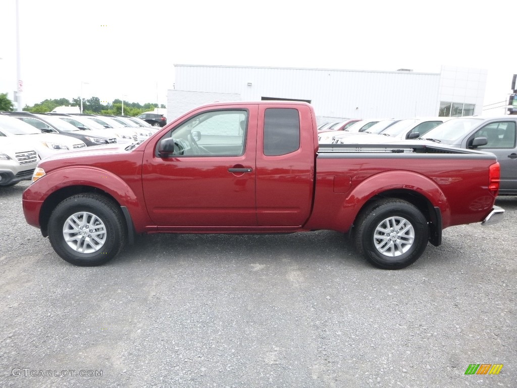 Cayenne Red 2018 Nissan Frontier SV King Cab 4x4 Exterior Photo #127909702