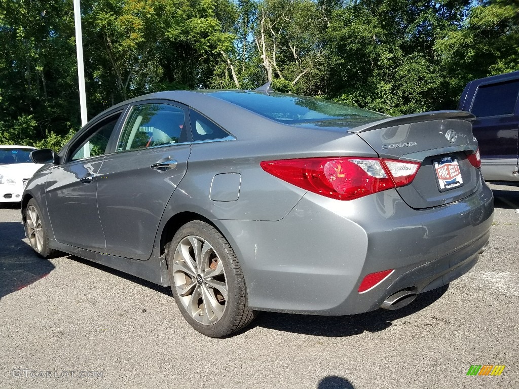 2014 Sonata SE 2.0T - Harbor Gray Metallic / Gray photo #2