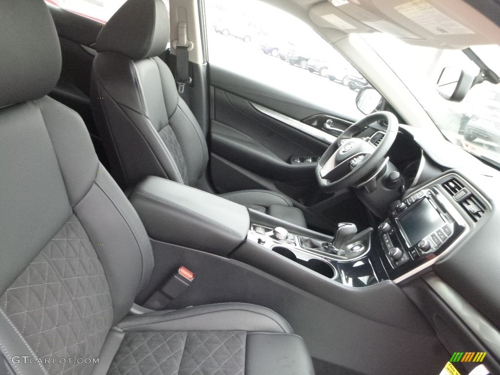 Charcoal Interior 2018 Nissan Maxima SR Midnight Edition Photo #127911295
