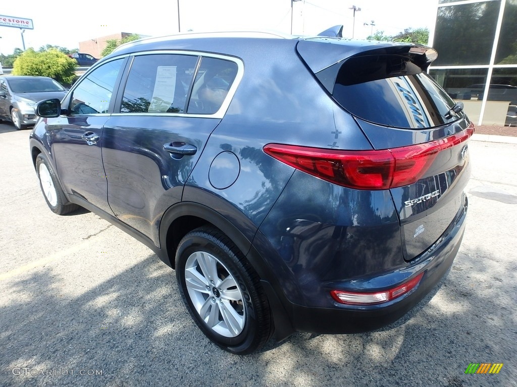 2017 Sportage LX AWD - Pacific Blue / Black photo #3