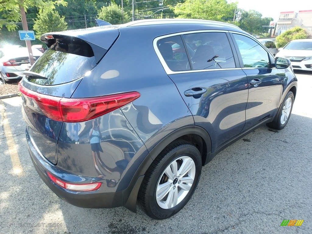 2017 Sportage LX AWD - Pacific Blue / Black photo #6