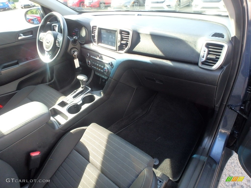2017 Sportage LX AWD - Pacific Blue / Black photo #12