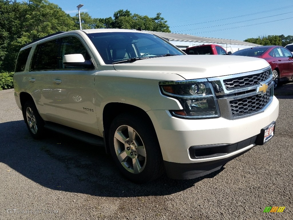 2015 Tahoe LT 4WD - White Diamond Tricoat / Jet Black/Dark Ash photo #1