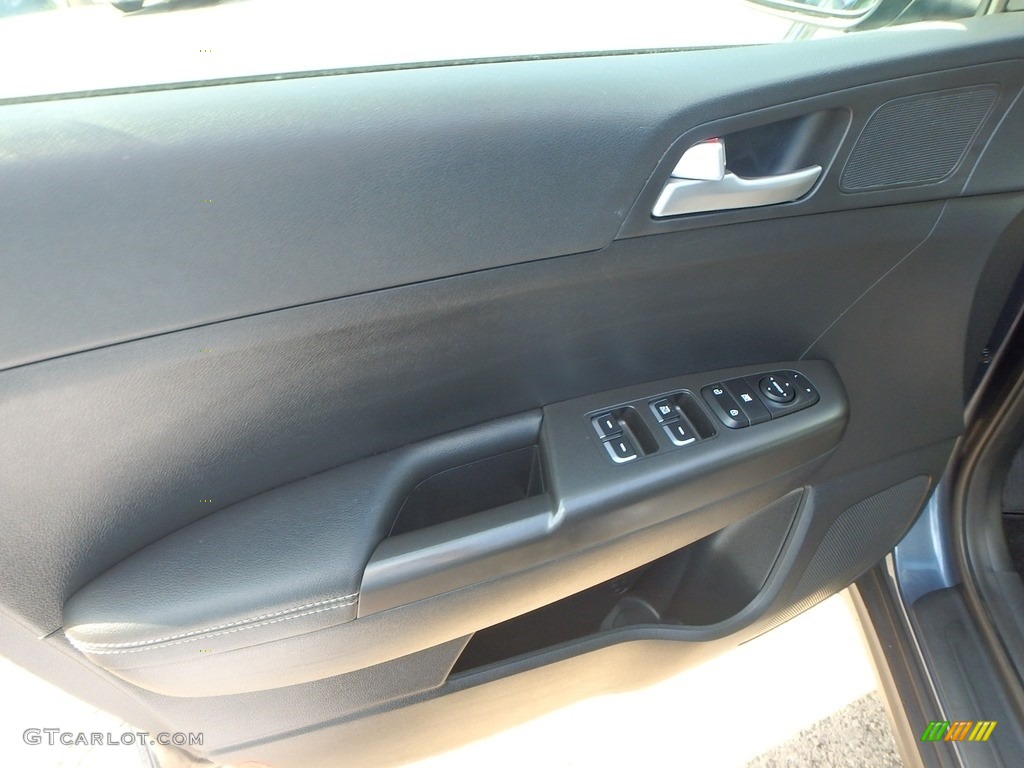 2017 Sportage LX AWD - Pacific Blue / Black photo #19